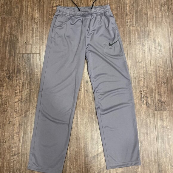 Grey Nike Drawstring Sweat Pants Medium - Picture 1 of 3